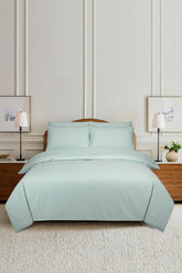 MFDD-Pale Blue Dyed Quilt Cover Set